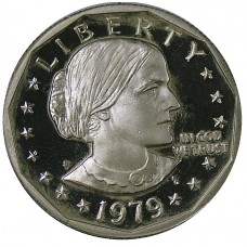 US Susan B Anthony Dollar 1979 - S Proof, Clear S